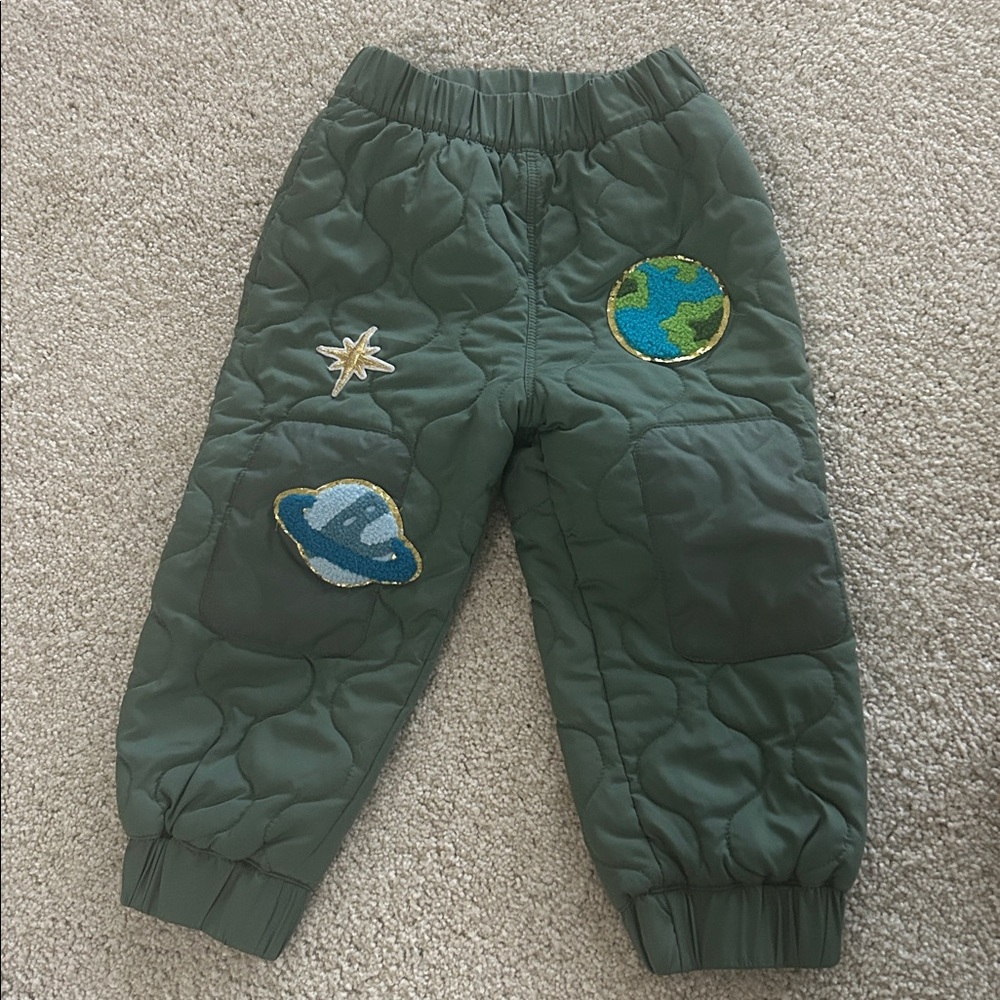Patagonia kids quilted puff joggers 2T